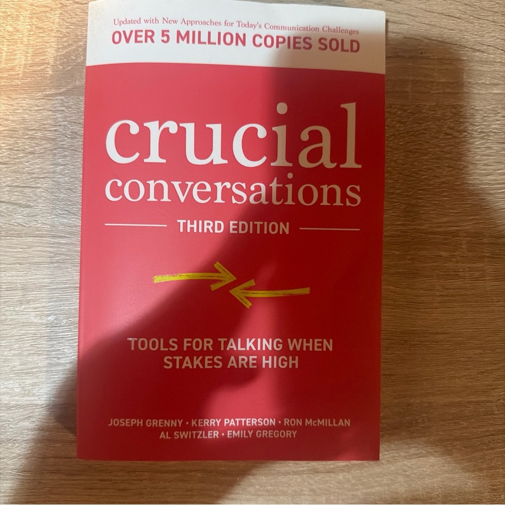 Crucial Conversations Third Edition Book - Red Cover‎